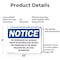 Signmission No Trespassing Or Loitering Except On Business OSHA Notice Sign, Aluminum, 10in W x 7in L, 2PK OS-2PACK-NS-A-710-L-14953 - alternate 4